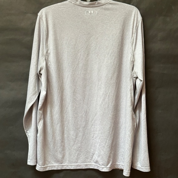 Under Armor USAF Gray Athletic Activewear Long Sleeve Tee Shirt XL - Picture 3 of 6